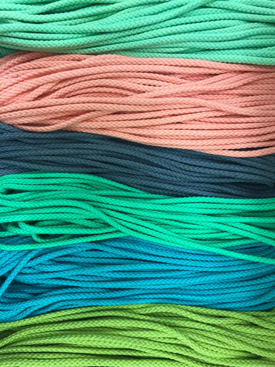 1/8 4mm round cotton cord drawcord 200 yard roll Etsy