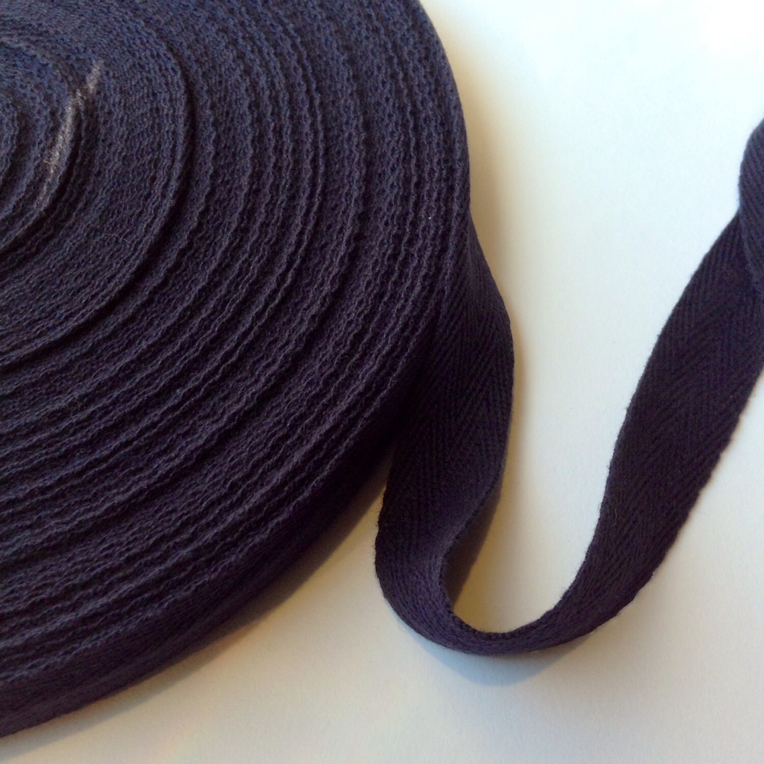 3/4 inch cotton twill tape herringbone tape 50 yards over Etsy