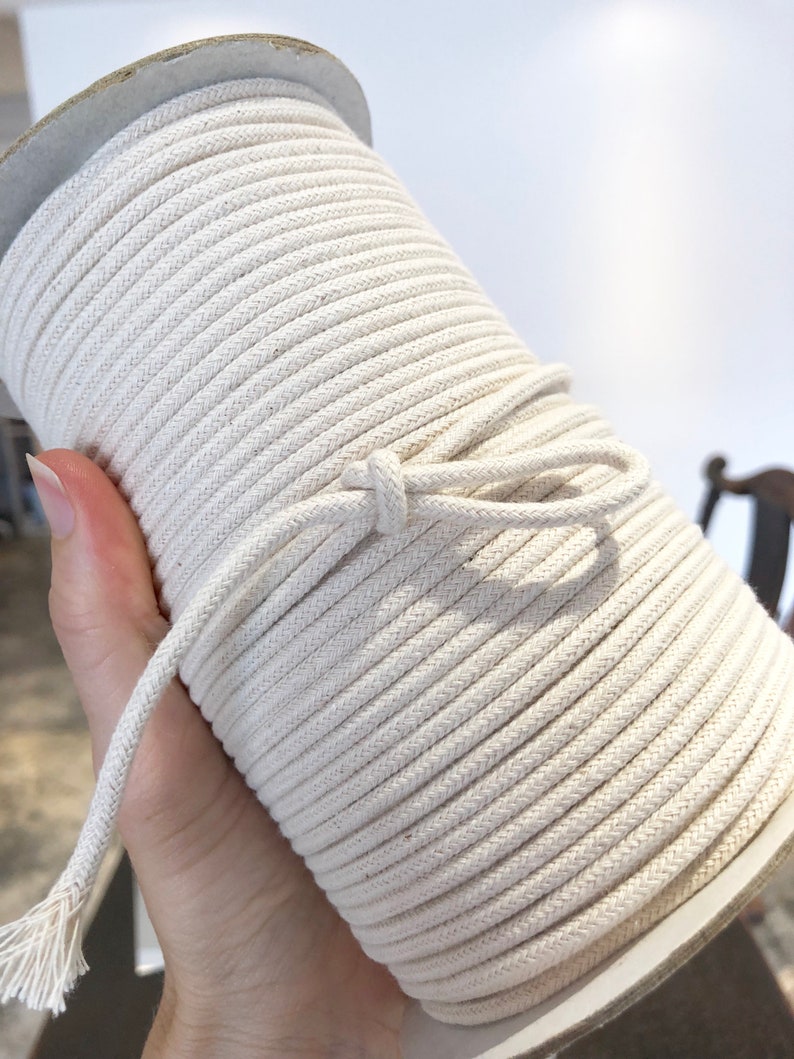 Corde de coton Macrame 3mm cordon de coton tressé 100 fin Etsy