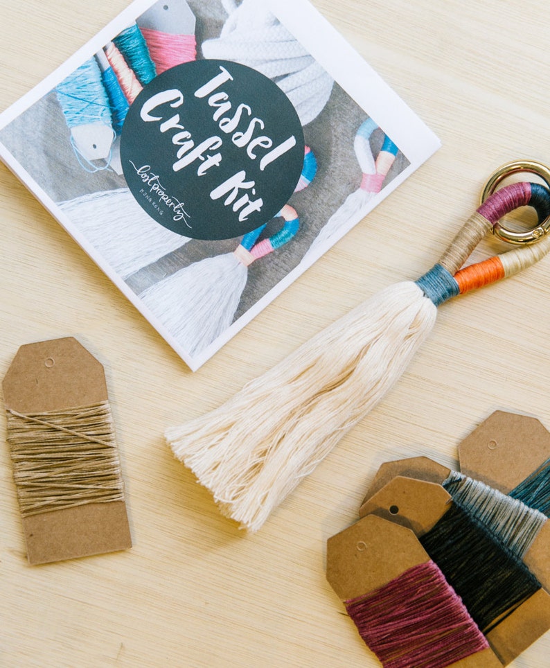 DIY Tassel Making Kit. Make your own large or mini tassels Etsy