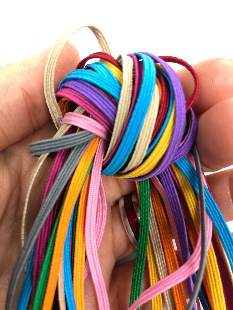 3mm Flat Elastic tape 3mm stretch sewing elastic hair tie Etsy