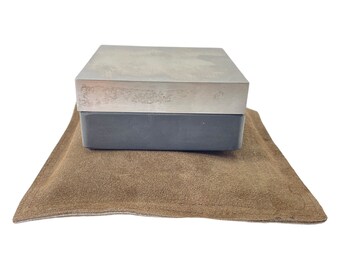 Steel Block 4 x 4 x 3/4 “ 7 inch, Bench Block, Sand Bag, Hammer Pillow, Rubber Block, Stamping Block, Forging Block, Jewelry Stamping