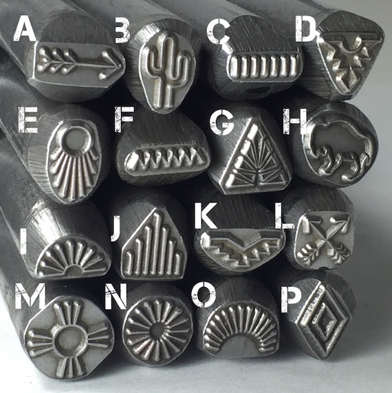 Metal Stamps With Native American Designs Large Steel Stamps