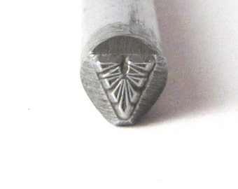 Native American 15 Stamp, Tribal Design Stamp,  5x4.5mm Metal Stamp, Southwest Stamps, Jewelry Stamping, Jewelry Making Tools, Romazone