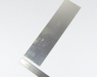 Sterling Silver Sheet, 1.5 x 6 inches, 26 gauge, fabrication Sheet, very workable, makes a good backing