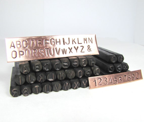 6mm Alphabet Stamps Set, 1/4 Inch Letter Stamps Set, Metal Stamps