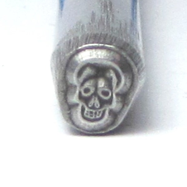 Skull Leather Stamp Etsy