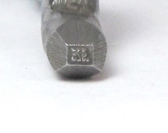 rings .925 hallmark  design stamp for silver working and charm stamping 2.5mm x 1.5mm