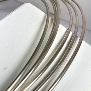 Round Wire, Heavy 10 Gauge Wire, Dead Soft Wire, Sterling Silver Wire, 1 ft Length, Rings Wire, Bangle Wire, Cuff Wire, Neck Ring Wire