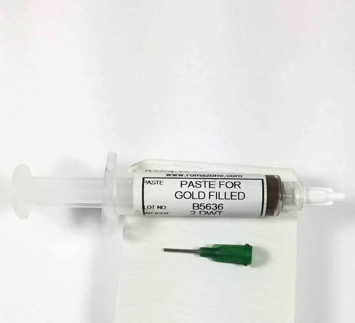 Gold Filled Paste Solder 2 Dwt Pennyweight Soldering Paste Etsy