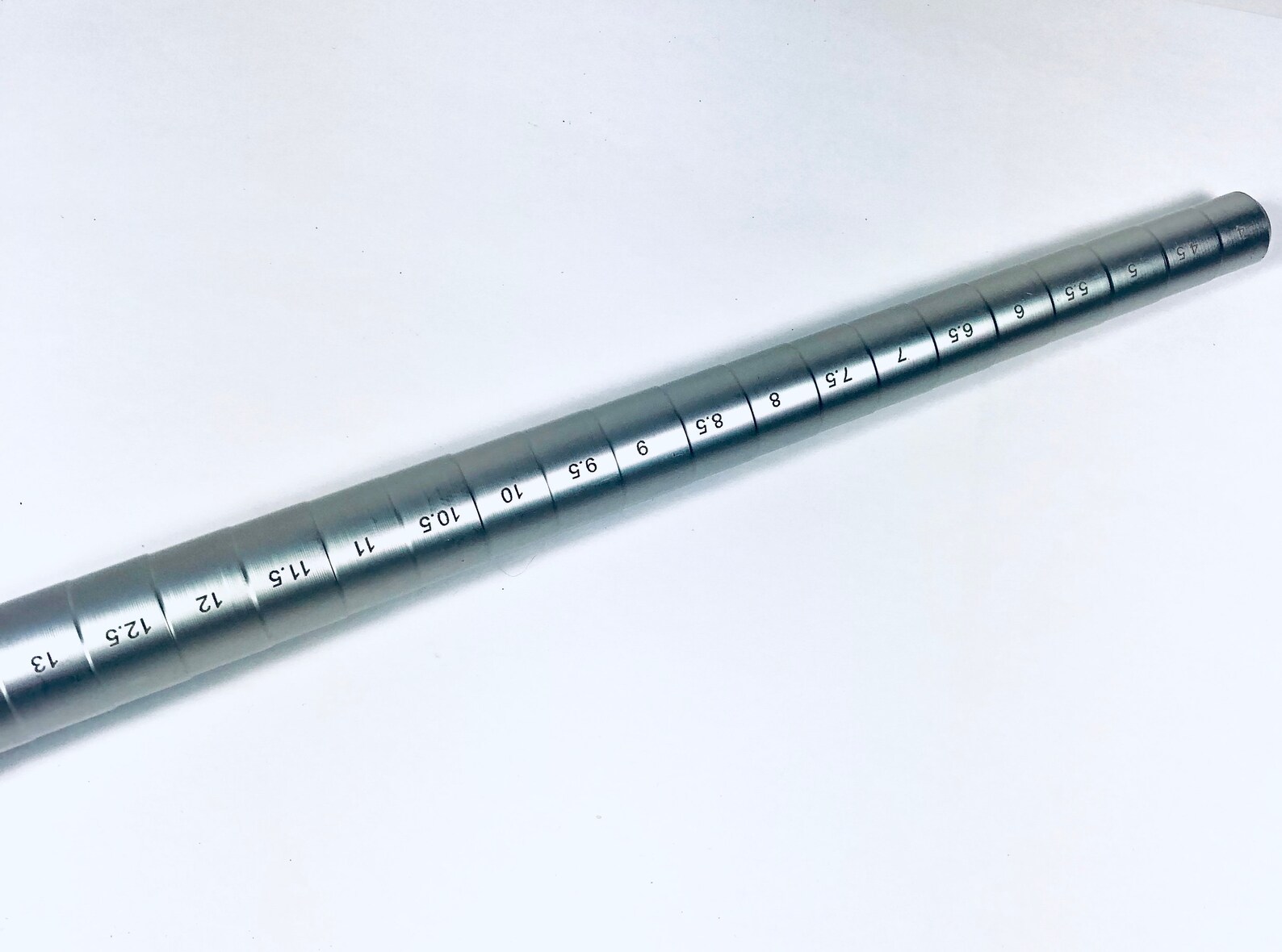 Ring Mandrel Stepped Ring Mandrel Stepped Half Size Mandrel Etsy