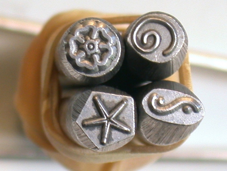 Round Spiral Coil Design Stamp 5mm for Symbol Swirl Stamping Etsy