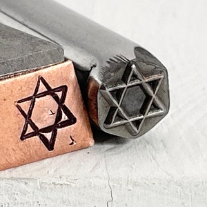 Star of David jewelry
Stamp for metal stamping. 7x7 mm size.