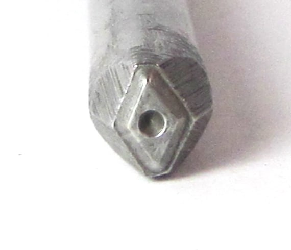 Diamond Shape Stamp, 5 x 4mm Metal Stamp, Charm Making, Pendant Stamping, Silver Stamping, Jewelry Making Tools, Jewelry Supplies, Romazone