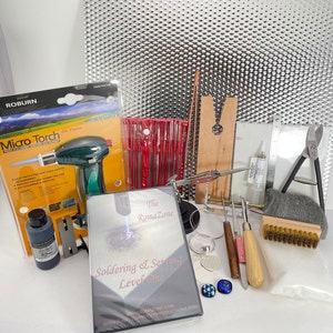 Jewelry Soldering Kit, 11 Pieces, Beginner Soldering Kit, Jewelry Maker  Gift, Silver Working Kit, Soldering Starter Kit, Romazone 