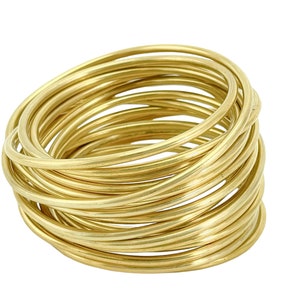 10 Gauge Brass Wire, Red Brass Wire, 10 ft Of 10 Gauge Wire, Thick Round Wire, Jewelry Making Supply, Wire For Rings, Jewelry Crafting