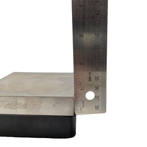 Steel Block 4 x 4 x 3/4 7 inch, Bench Block, Sand Bag, Hammer Pillow, Rubber Block, Stamping Block, Forging Block, Jewelry Stamping image 8