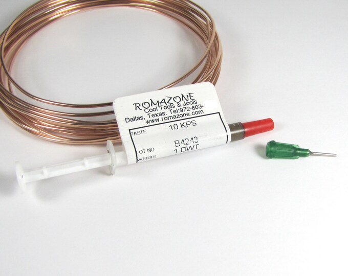 Rose Gold Solder, 10K Pink Solder Paste, Rose Solder Paste, Use With