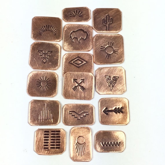 Native american metal stamps sale