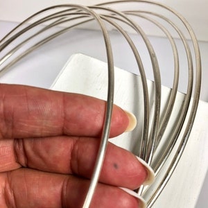 Round Wire, Heavy 10 Gauge Wire, Dead Soft Wire, Sterling Silver Wire, 1 ft Length, Rings Wire, Bangle Wire, Cuff Wire, Neck Ring Wire image 2
