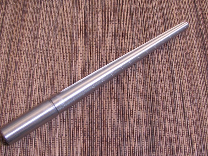 Grooved Steel Ring Mandrel Size 1 to 15 for Sizing and Forming Etsy