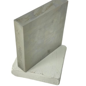 Steel Block 4 x 4 x 3/4 7 inch, Bench Block, Sand Bag, Hammer Pillow, Rubber Block, Stamping Block, Forging Block, Jewelry Stamping image 4