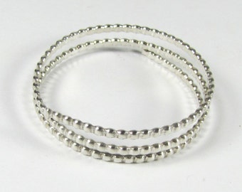 Half Droplet Wire, 10 Gauge Sterling, 1 ft Sterling Silver Wire, Beaded Wire, Ring Wire, Bracelet Wire, Tribal Jewelry Wire, Romazone