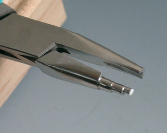 Concave Micro 3 step Looping Pliers - ergo cushion 1.5 mm 3mm 5mm