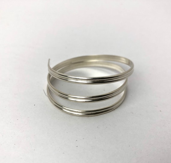 Ring Wire Double Half Round 1 Ft 14 Gauge Wire Sterling Silver