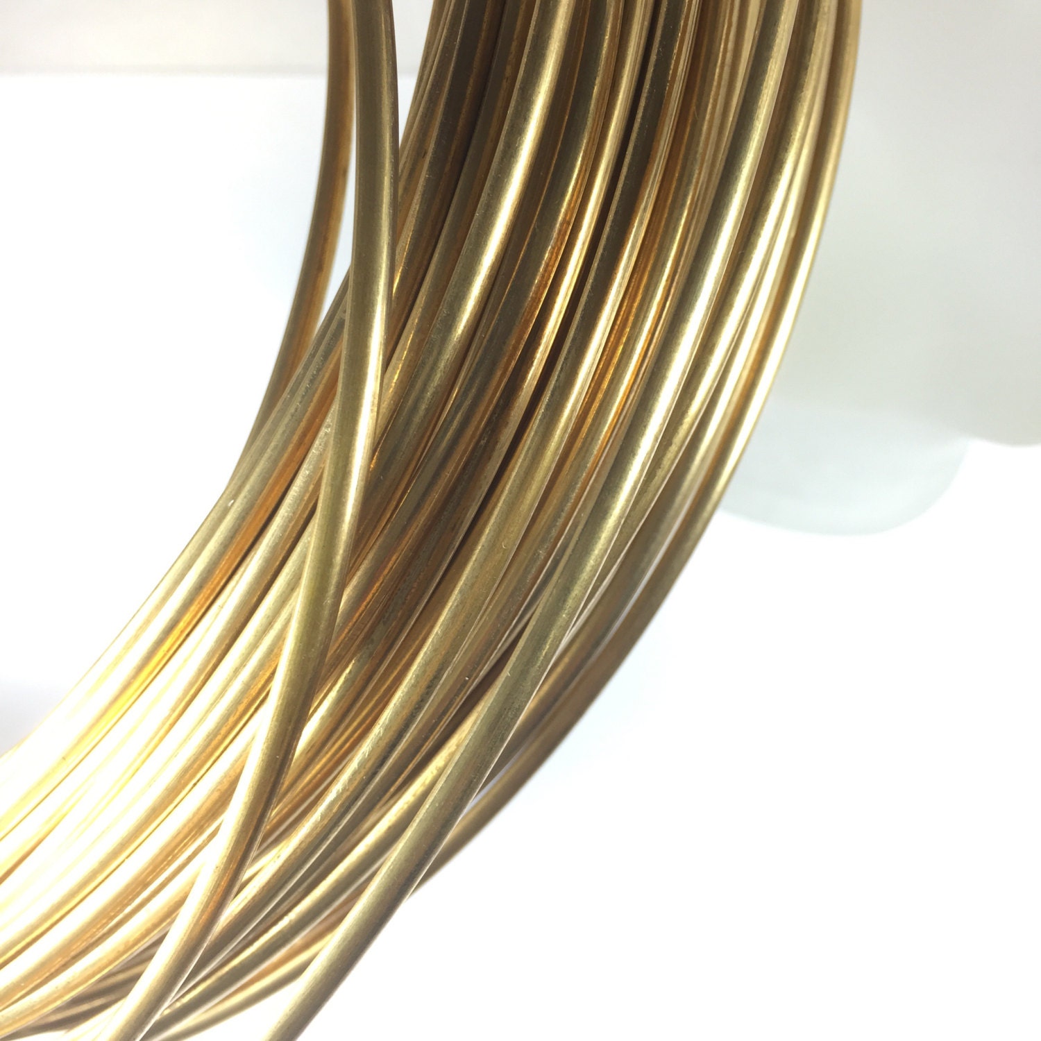 Half Round 6 gauge Red Brass Wire 10 ft. great for cuffs Etsy