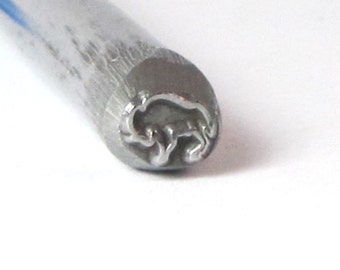 Buffalo bison stamp for jewelry stamping 5.5x4.5mm