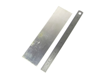 Sterling Silver Sheet 24 gauge, Silver Sheet Size 1.5 x 6 in, Jewelry Making Silver Sheet, Jewelry Supplies, DIY Jewelry Material, Romazone