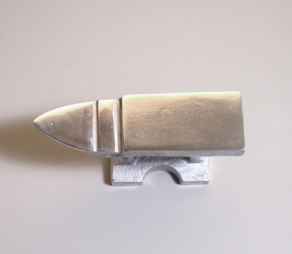 Jewelers Anvil, Large 5 x 1.5 inch Work Surface, Metal Working Tools, Forging Anvil, Mini Anvil, Silver Smithing, Jewelry Making Tools