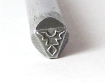 Native American 14 Stamp, Navajo Style Stamp, 5x4.5mm Metal Stamp, Tribal Jewelry Making, Southwest Jewelry Stamp, Old Pawn Stamp, Romazone