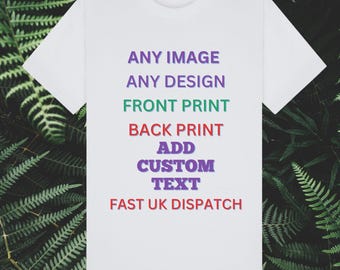 Personalised t-shirts Custom Logo T Shirts