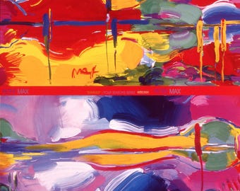 ピーター・マックス作「2000 光年」サイケデリック ポップ アート