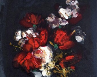 モーリス・ド・ヴラマンク、BOUQUET、海外版超希少レゾネ、新品額付 モーリス・ド・ヴラマンク『 花束【一点限り】』 | 銅版画 | 日経アート