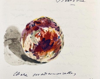 Édouard Manet, Composition, Édouard Manet, Letters with Aquarelles, Limited Edition Lithograph