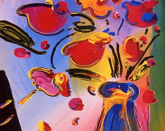 レア【1970年代】ピーターマックス ボブディラン ヴィンテージ ポスター 1970's peter max（ピーターマックス）広告用ポスター - CAPRi SHOP