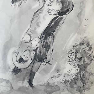Marc Chagall, Composition, Contes de Boccace, Verve: Revue Artistique et Littéraire, Limited Edition Lithograph