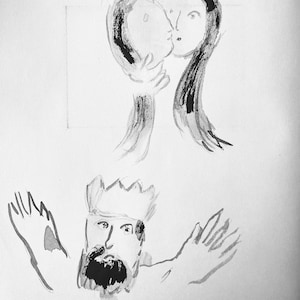 Marc Chagall, Composition, Contes de Boccace, Verve: Revue Artistique et Littéraire, Limited Edition Lithograph