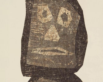 Jean Dubuffet, Le Guerrier (Webel 393), XXe siècle, Limited Edition Lithograph