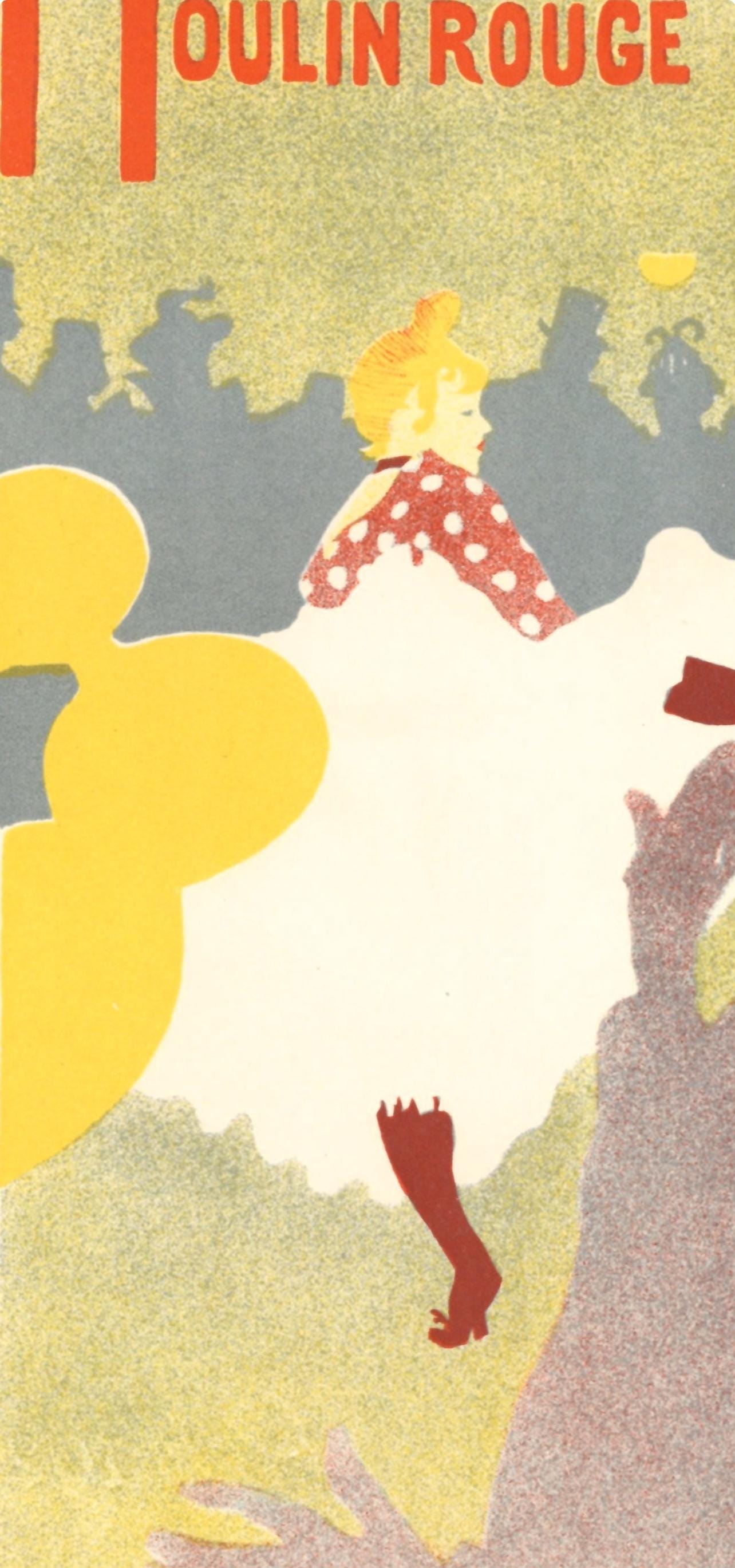 Henri De Toulouse-lautrec, Moulin Rouge, La Goulue, Décomposition