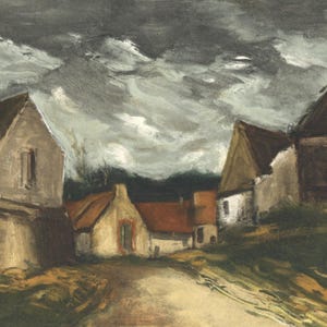 Maurice de Vlaminck, Village de la Sarthe, Vlaminck, Signed, Limited Edition Lithograph
