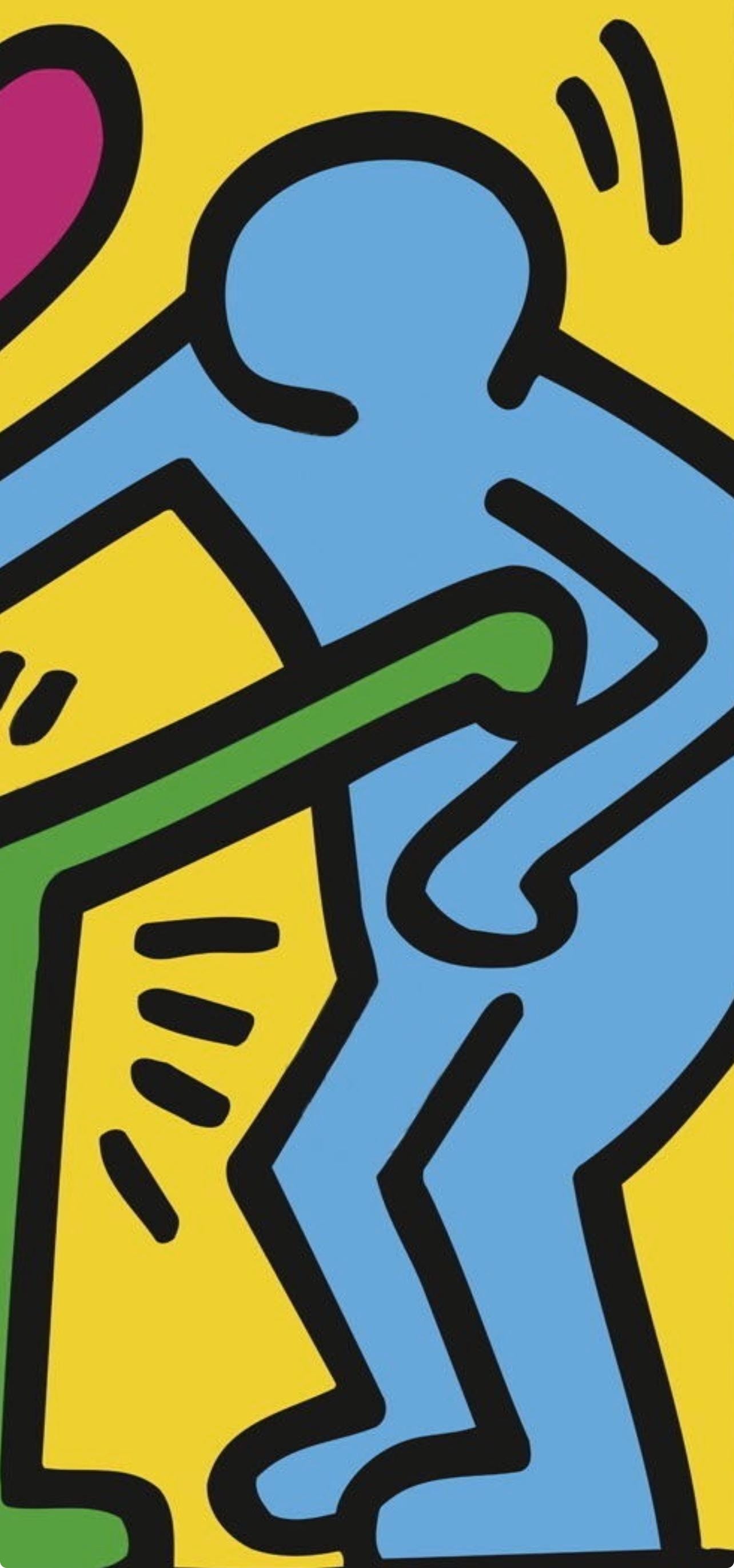 Keith Haring, Untitled (family), Official Edition Silkscreen - Etsy