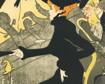 アンリ・ド・トゥールーズ＝ロートレック : Divan Japonais (1892