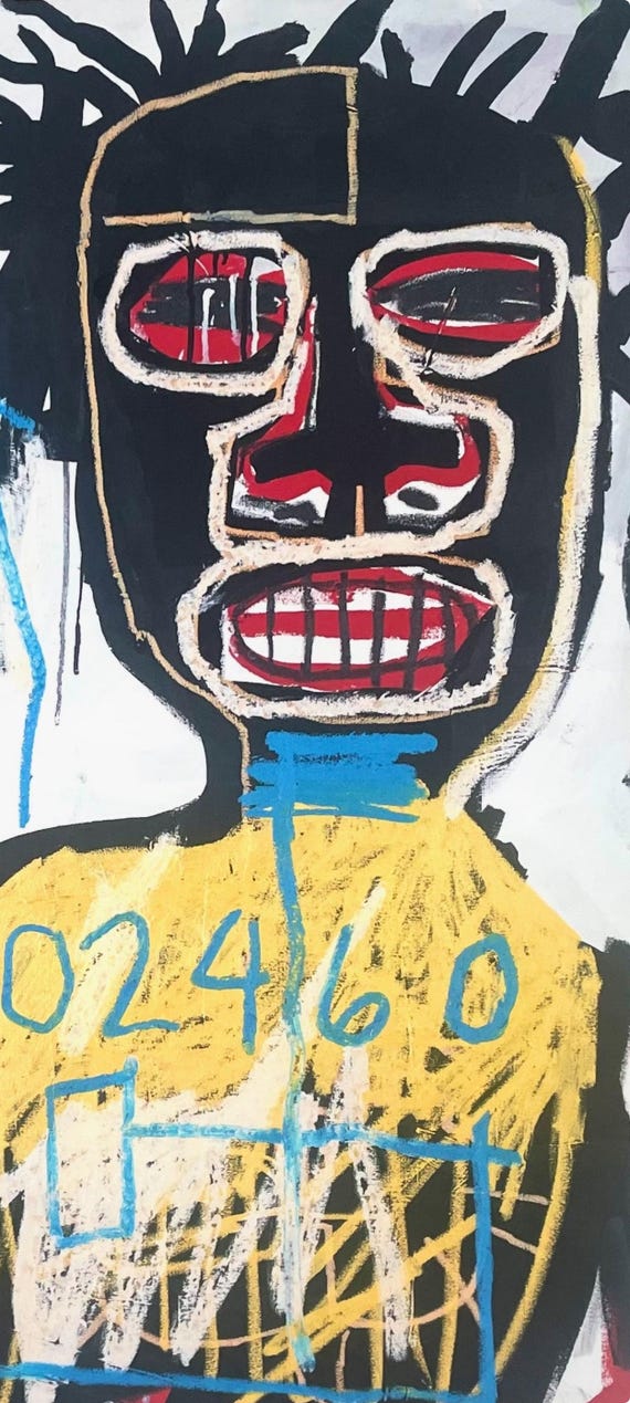 Jean-michel Basquiat, Self-portrait as a Heel, Official Edition