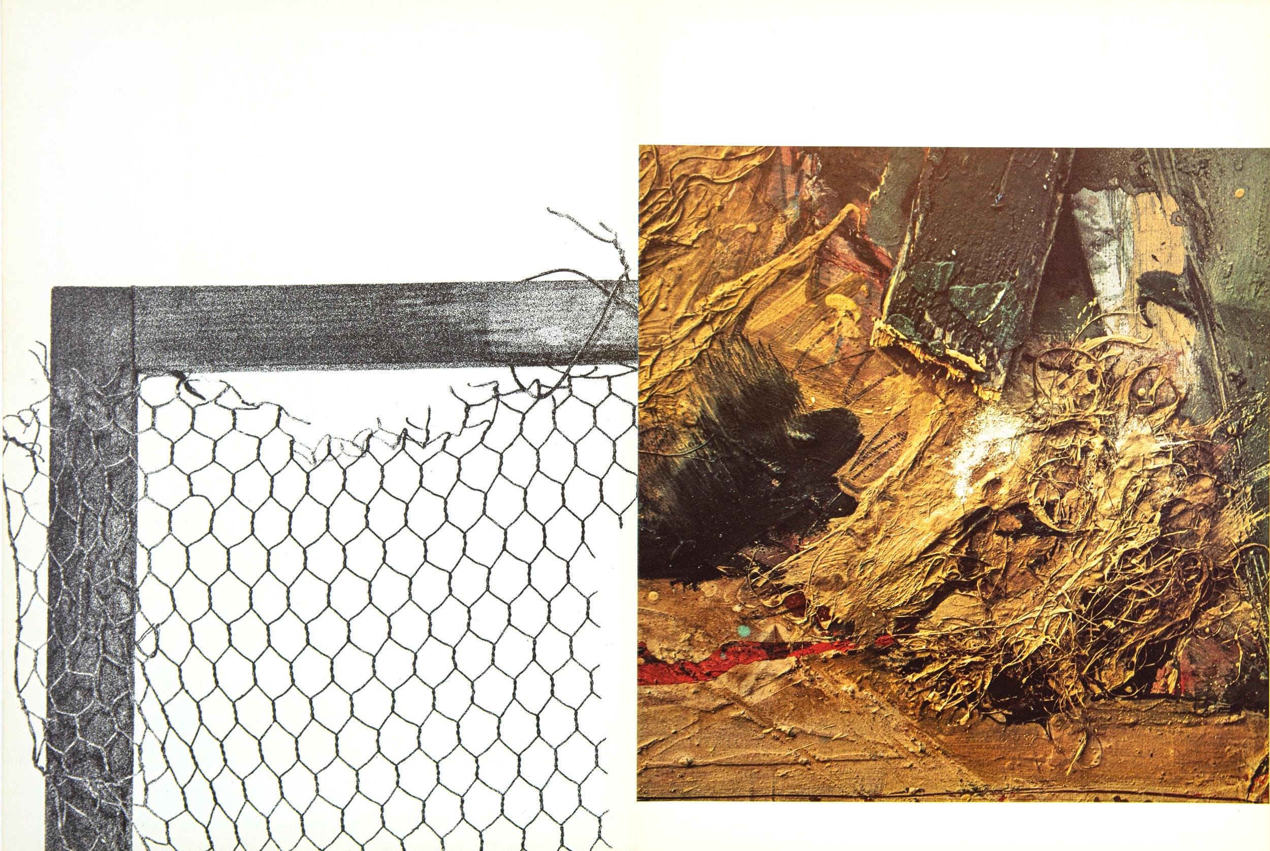 Paul Rebeyrolle, Composition, Derrière Le Miroir, Limited Edition