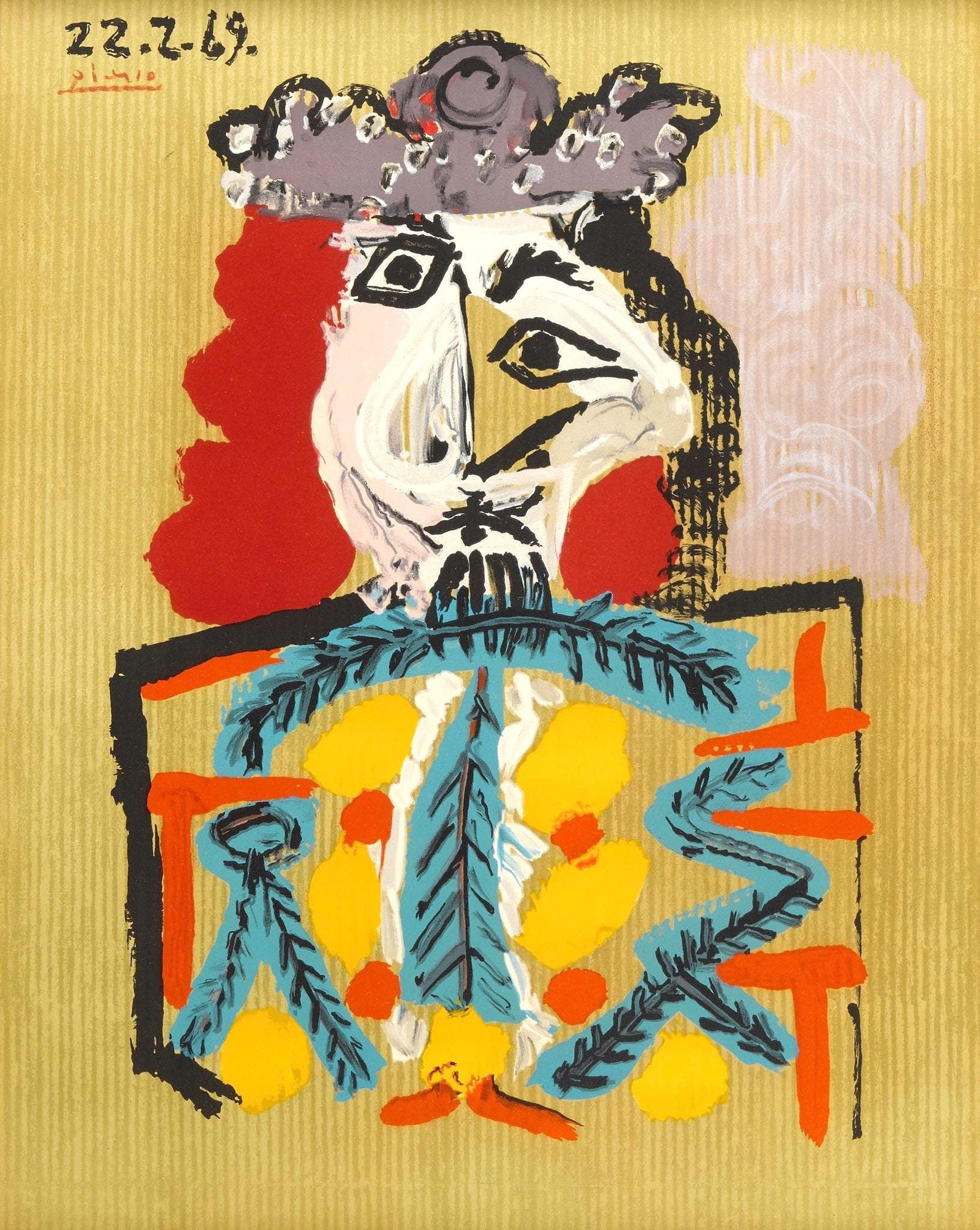 Pablo Picasso, Composition (orozco 207-261), Vingt-neuf Portraits