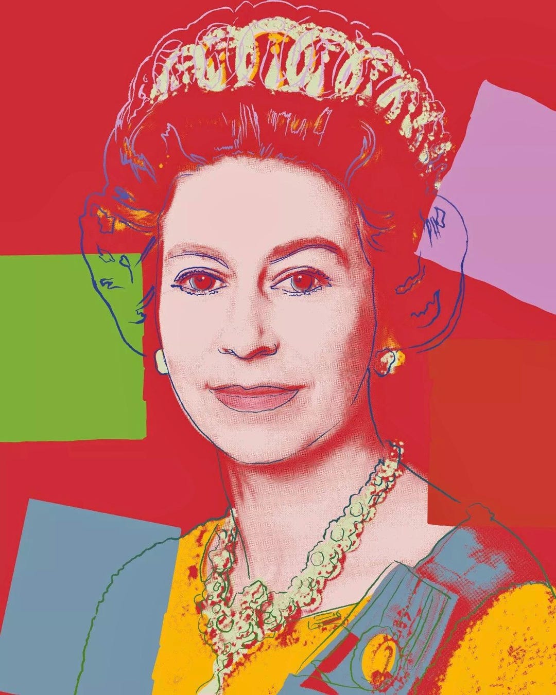 Warhol's Queens ウォーホル クイーン 英語版 洋書 Queen Elizabeth II 336 - Andy Warhol | Revolver Gallery